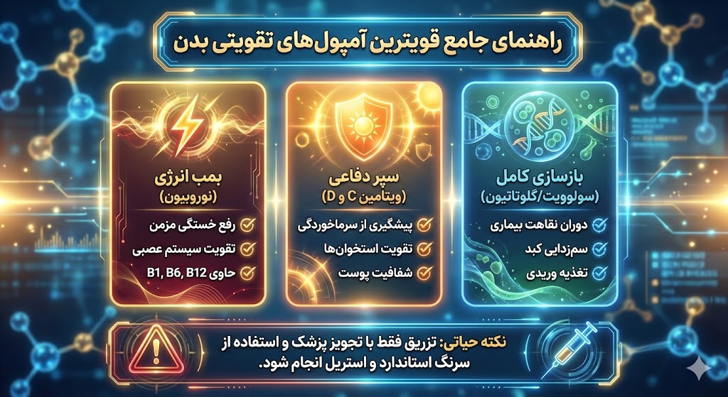 امپول تقویتی برای ضعف بدن