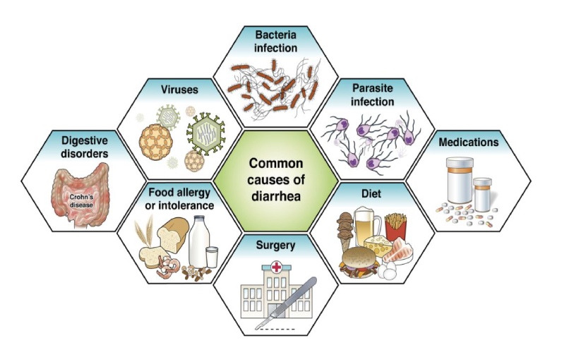 دلایل بیماری اسهال