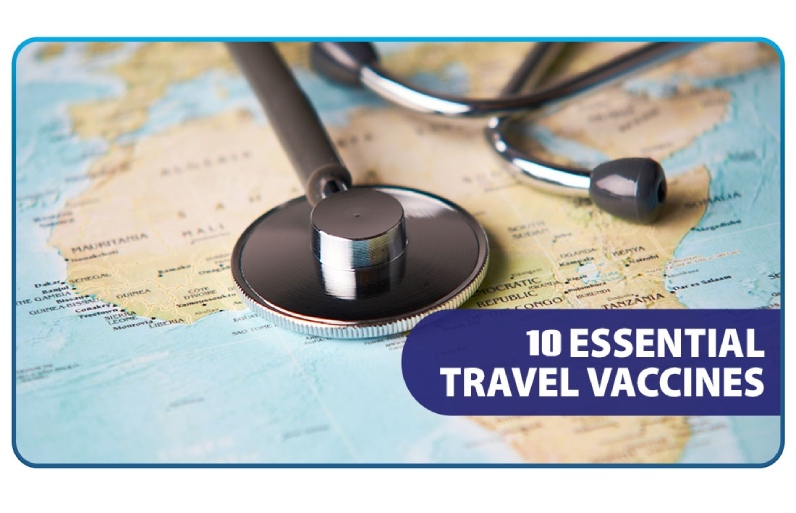 10 واکسن ضروری برای مسافرت