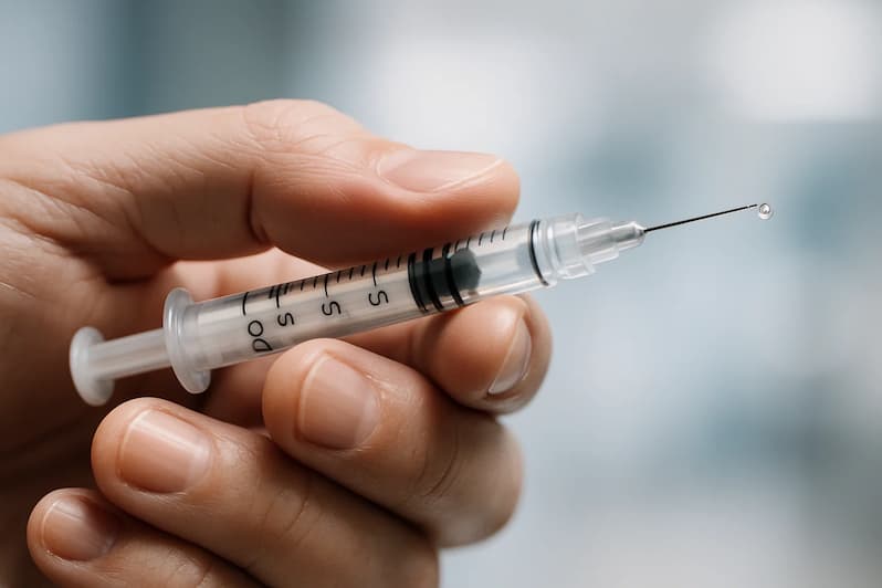 انتخاب محل تزریق