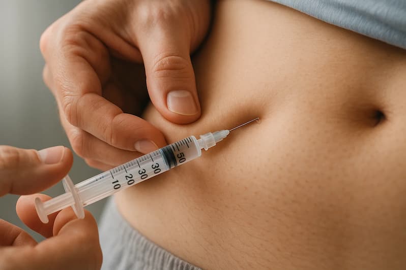 تکنیک صحیح تزریق انسولین