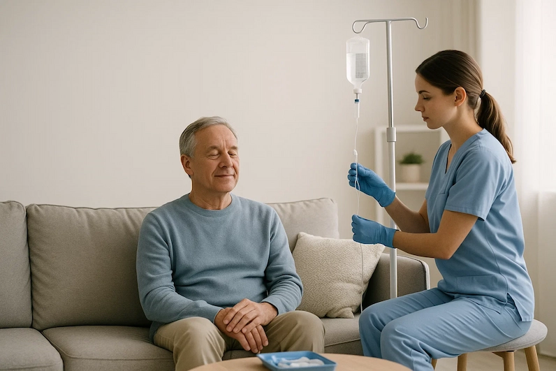 تجهیزات موردنیاز برای وصل سرم در خانه