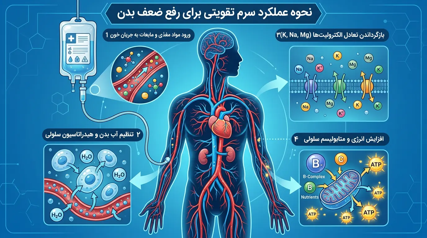 نحوه عملکرد سرم تقویتی